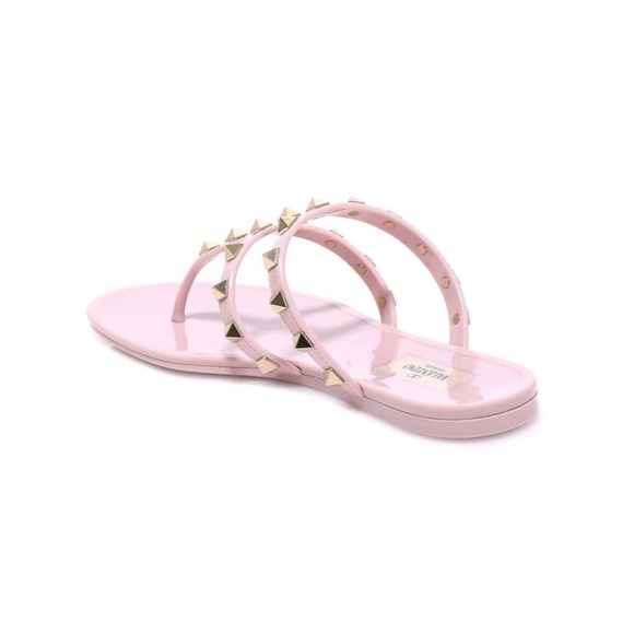 Valentino Garavani Rockstud Slip-On Flip Flops - Picture 3 of 10